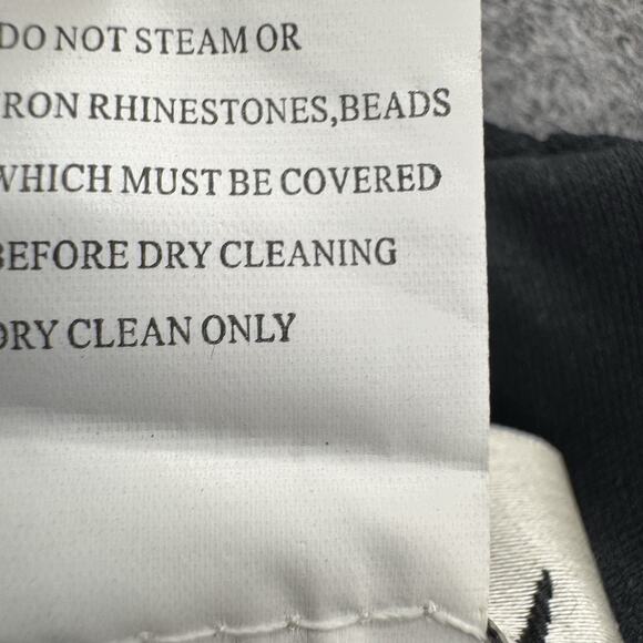 Patra Womens Tiered Sleeveless Knee Dress Size 6 Black Evening Special Occasion - Picture 4 of 13